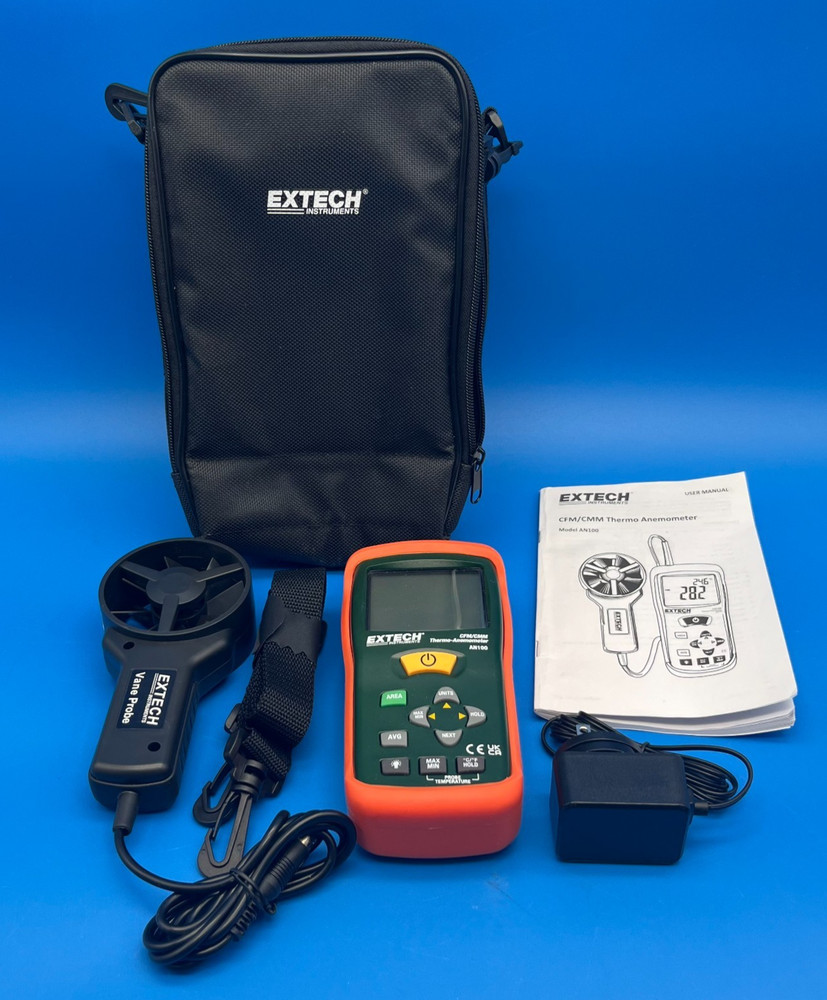 Extech AN100 Thermo-Anemometer CFM/CMM