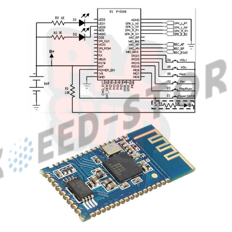 CSR8645 4.0 Bluetooth Stereo Audio Module Support APT Lossless Speaker Amplifier