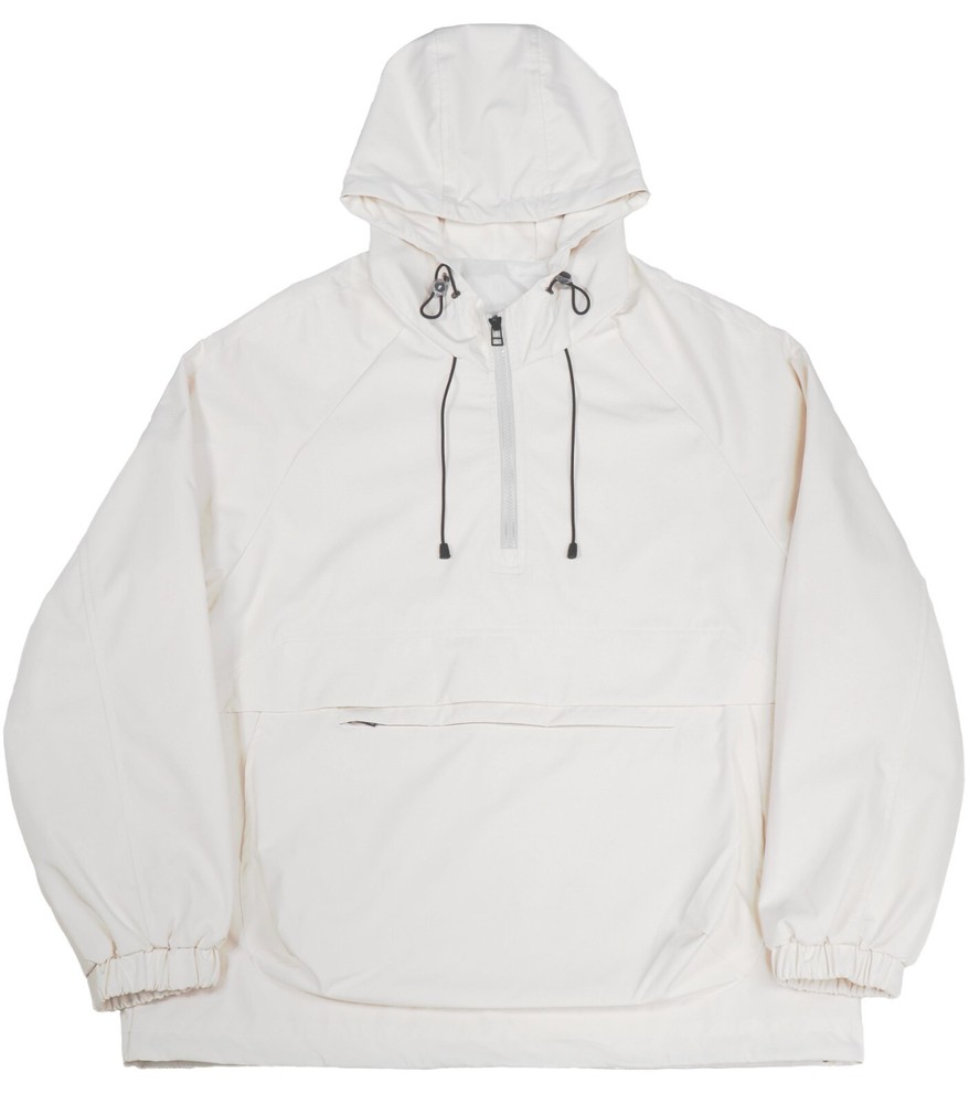 Off White Tactical Waterproof Anorak Jacket Military Pullover Windbreaker Snow