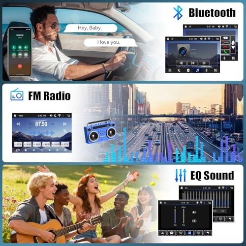 Double Din Wireless Carplay Android Auto Car MP5 Player+ Wireless CarPlay