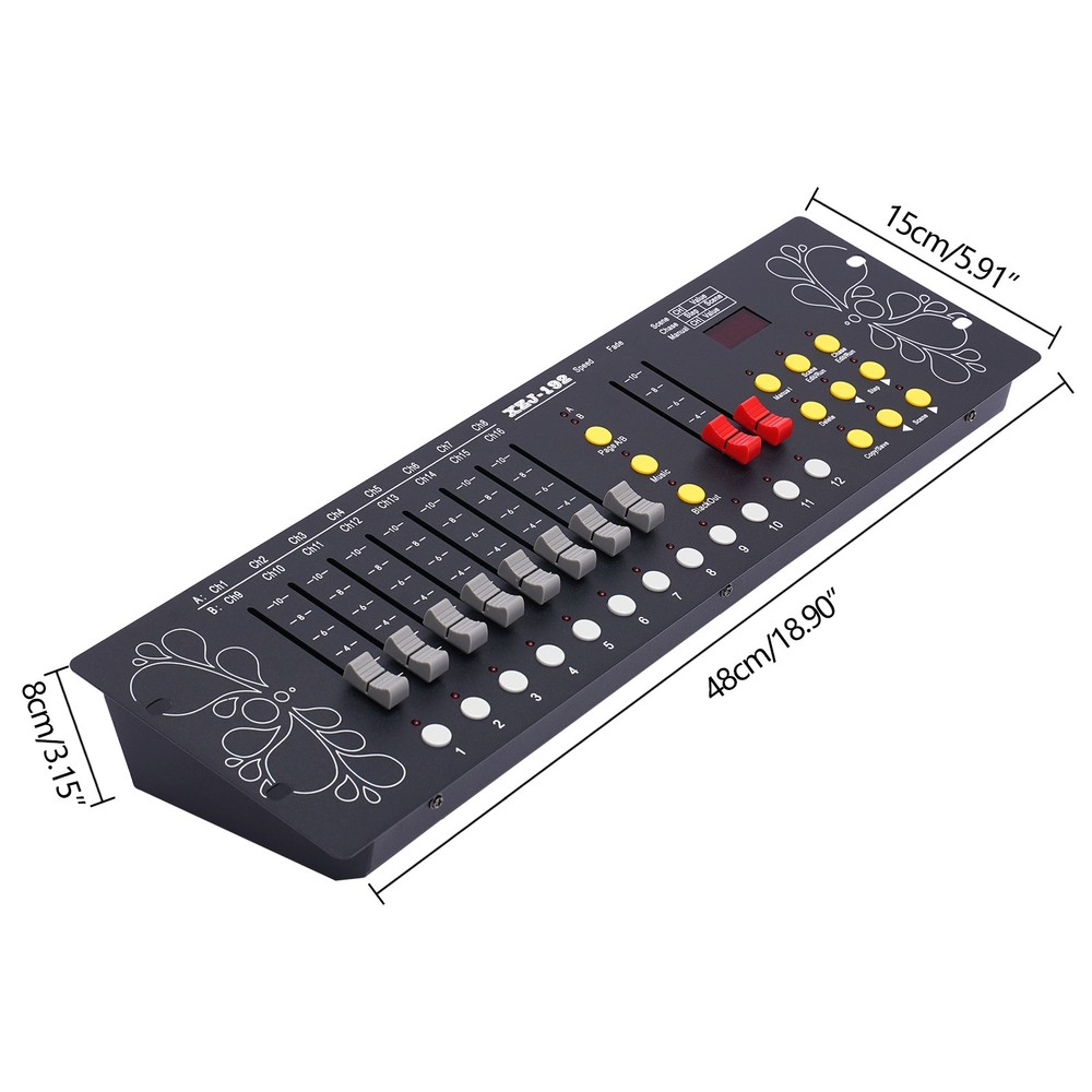 192 Channels Console Controller For Stage Lighting Operator DJ Party DJ DMX 512