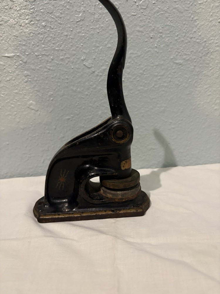 Antique-Windfield Caste iron Seal Press McCray development company