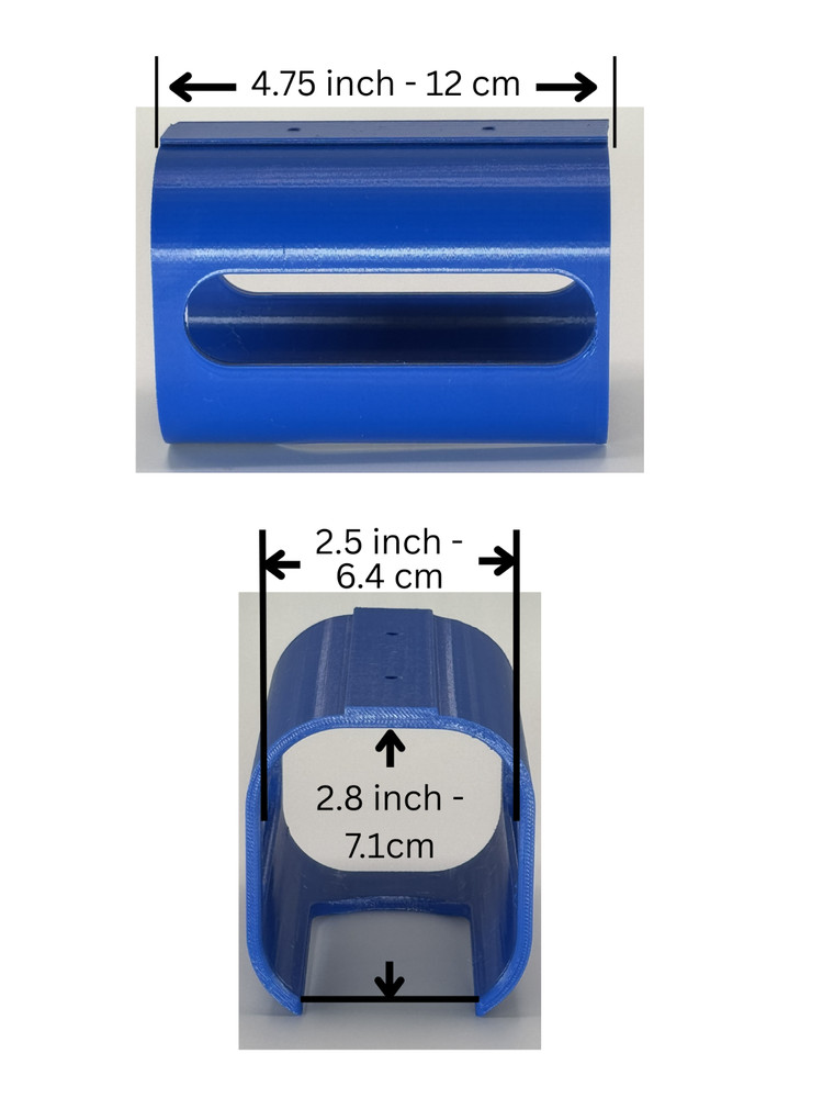 Drill Holders (2 Pack) - Undershelf or wall mount Drill/Driver Holder.