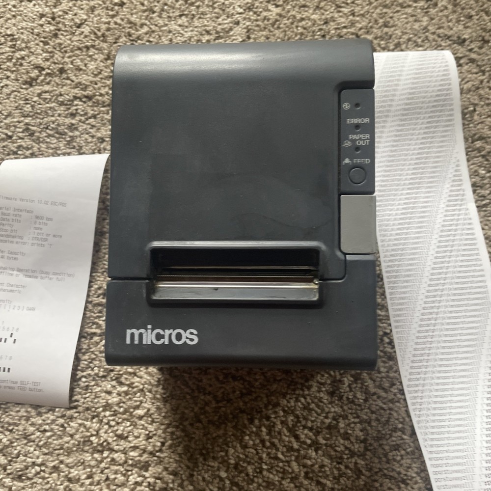 Epson Thermal Receipt Printer - TMT88V-Tested