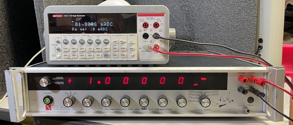 Electronic Development Corporation EDC 520A Programmable DC Calibrator w/GPIB