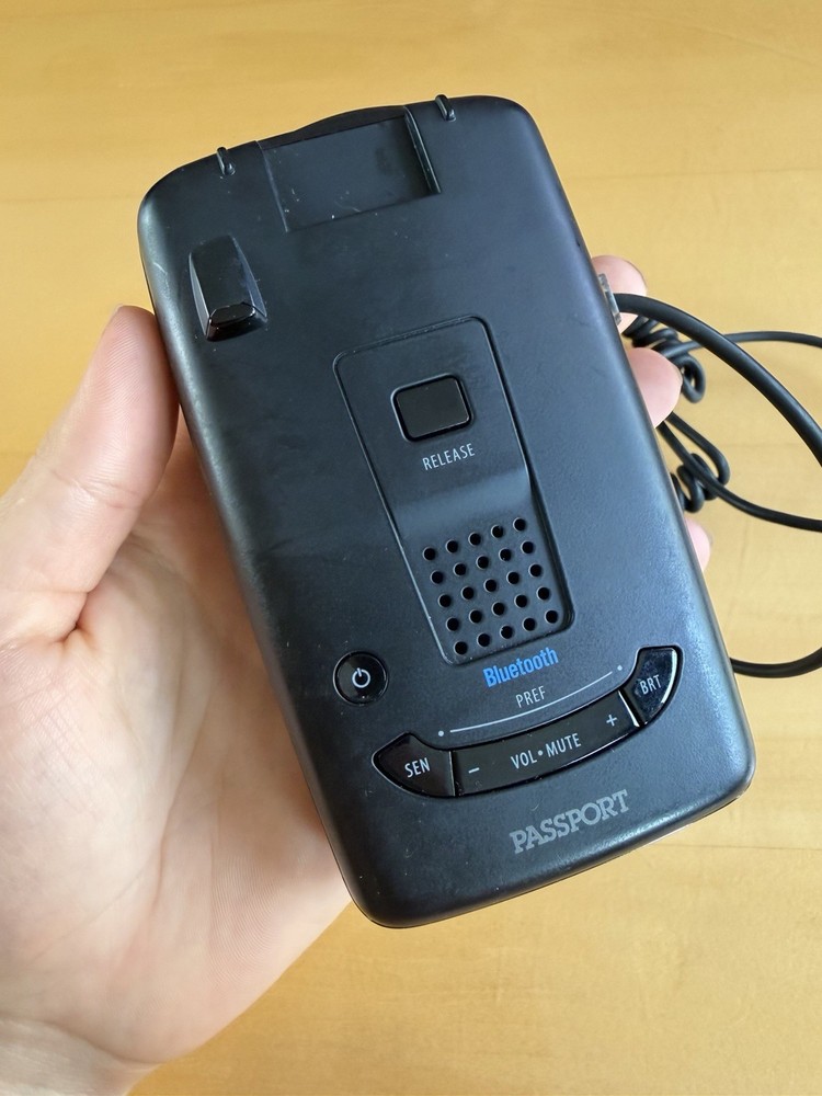 ESCORT PASSPORT 1620X50-0 Radar Laser Detector Tested Bluetooth W Smart Cord