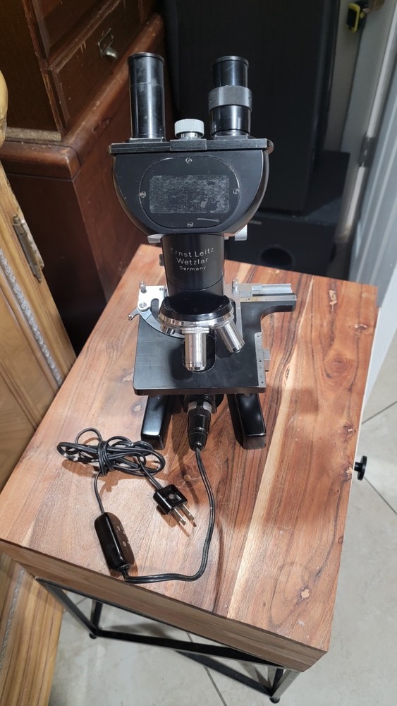 Ernst Leitz Wetzlar Microscope Vintage Leitz Microscope