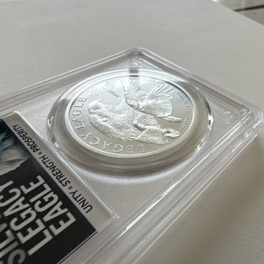 2021 Cook Islands Legacy Eagle Silver $1 PCGS MS70 First Strike