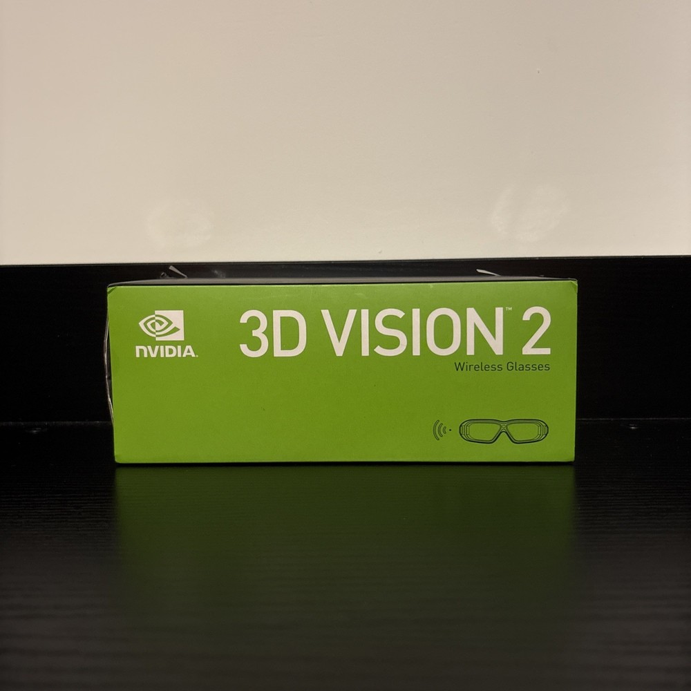 NVIDIA 3D Vision 2 Wireless Glasses -New Unopened Box Immersive 3D PC Experience