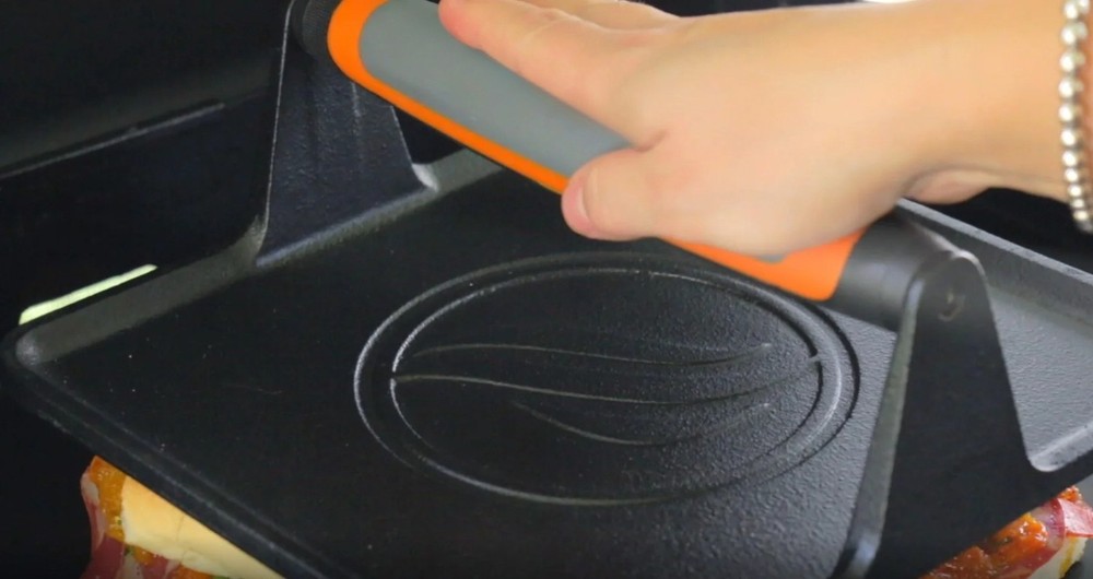 XL Cast Iron Griddle Press