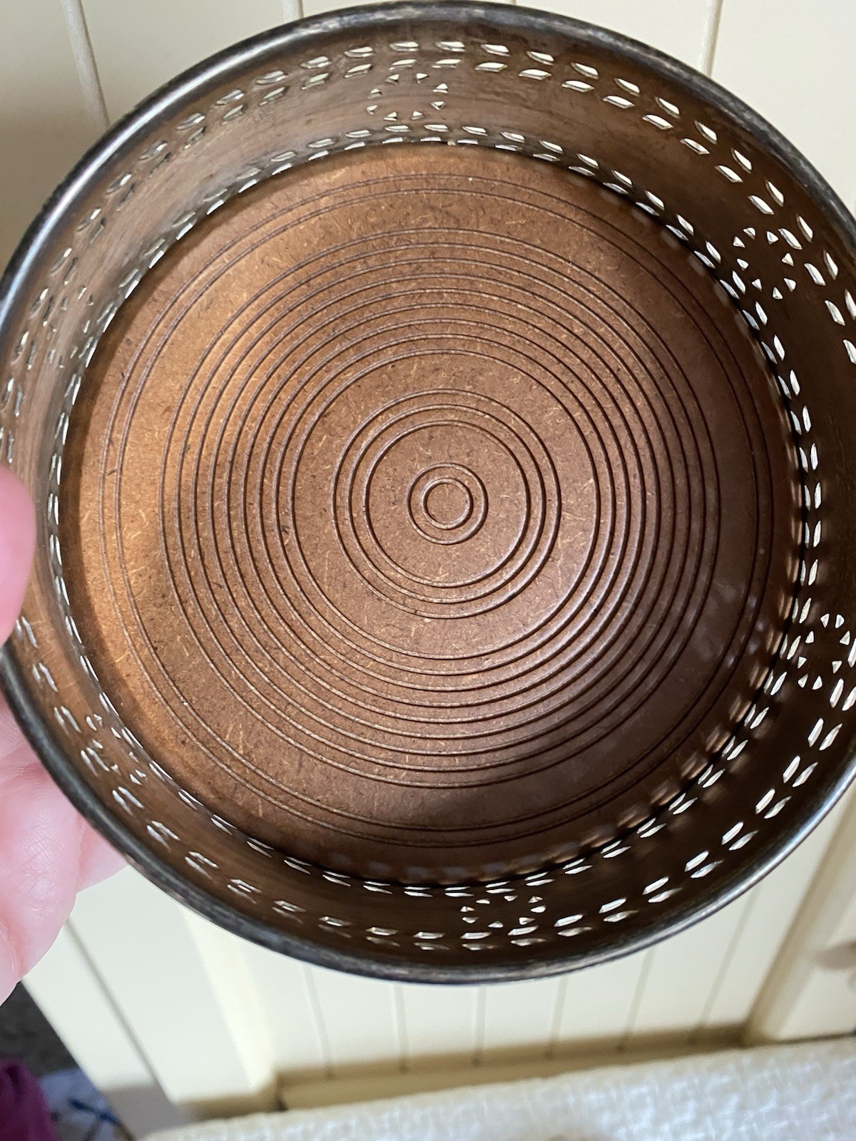 VTG Silverplate LENOX Kirk Stieff Wine Bottle Glass Coaster Set Etched MCM 70s