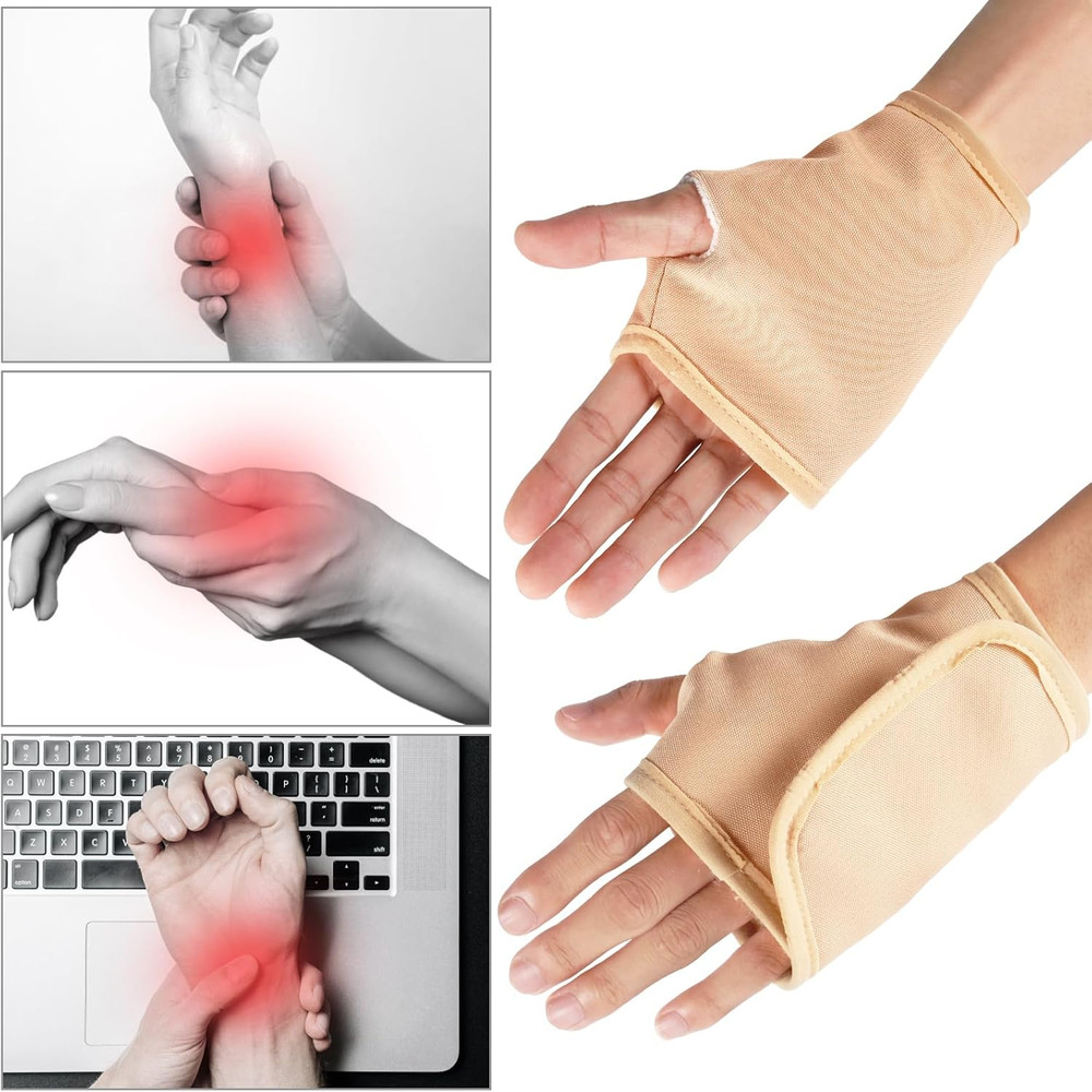 2 Pack Castor Oil Hand Wraps Reusable Compression Hand Packs Wrist Support