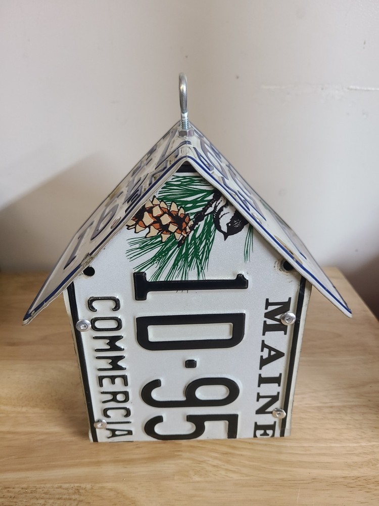 Custom Made License Plate Bird House