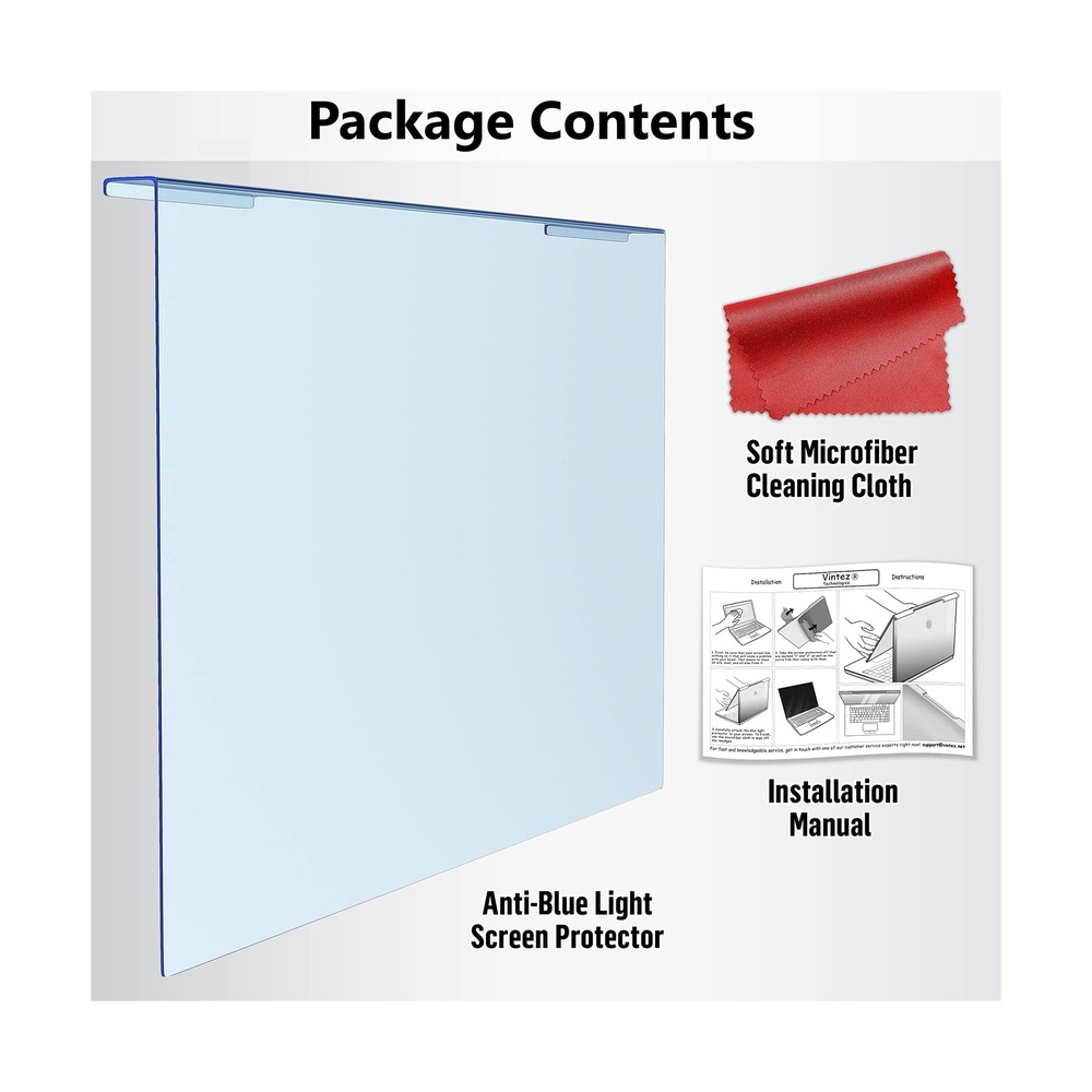 Blue Light Blocking Screen Protector Panel for 15.6 inch Diagonal LED PC Lapt...