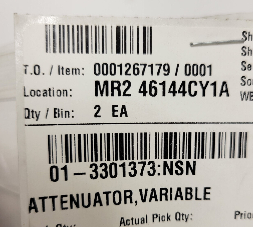 5985-01-330-1373 Variable Attenuator 4010-1320-12