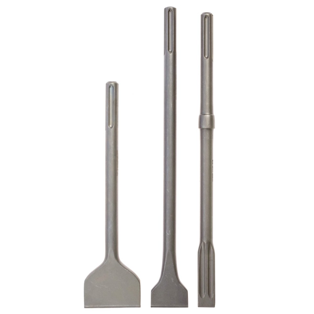 Thinset Removal Bit - 3 Piece SDS Max Chisel Set