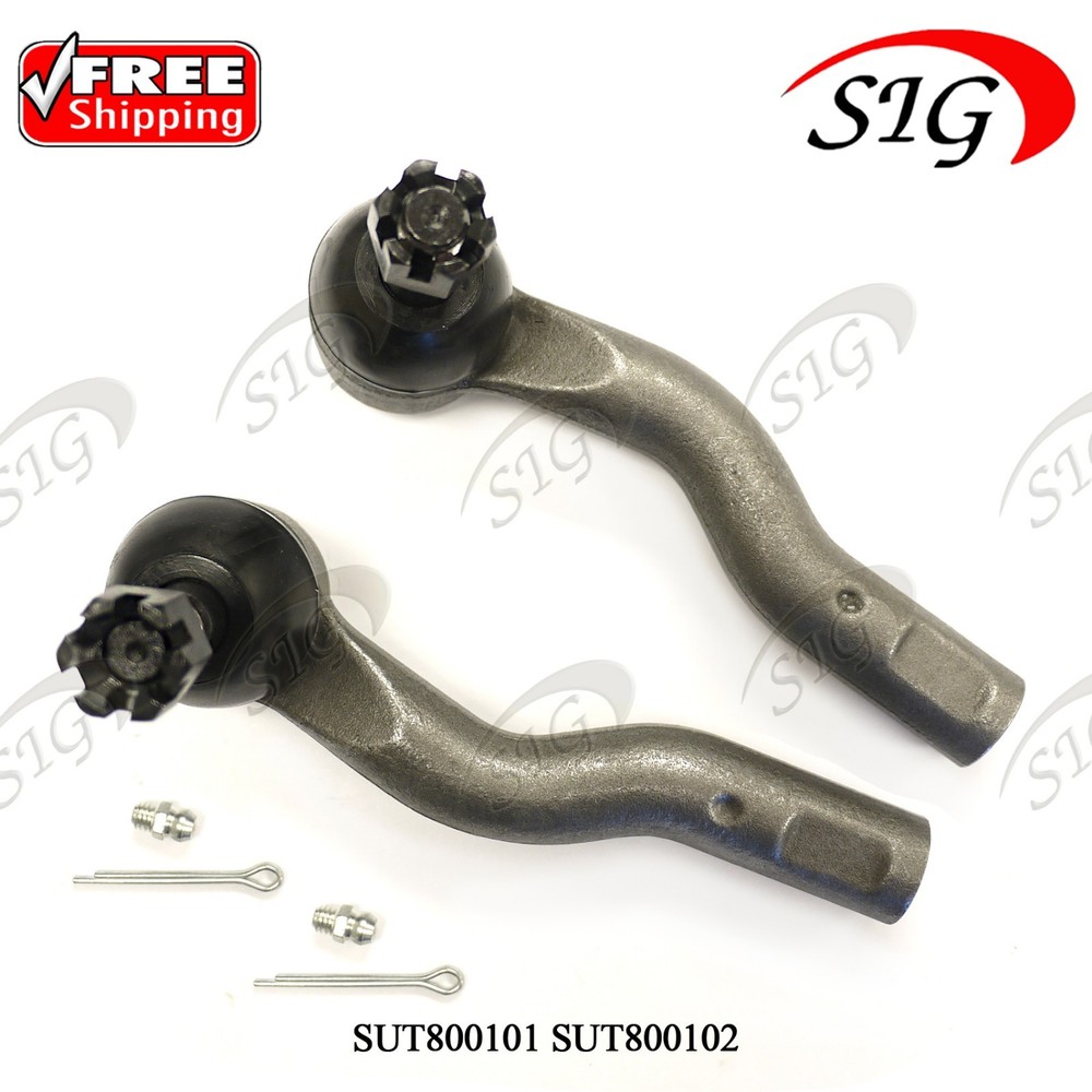 Left & Right Outer Tie Rod Ends for Ford Fusion 2006-2009 2Pc