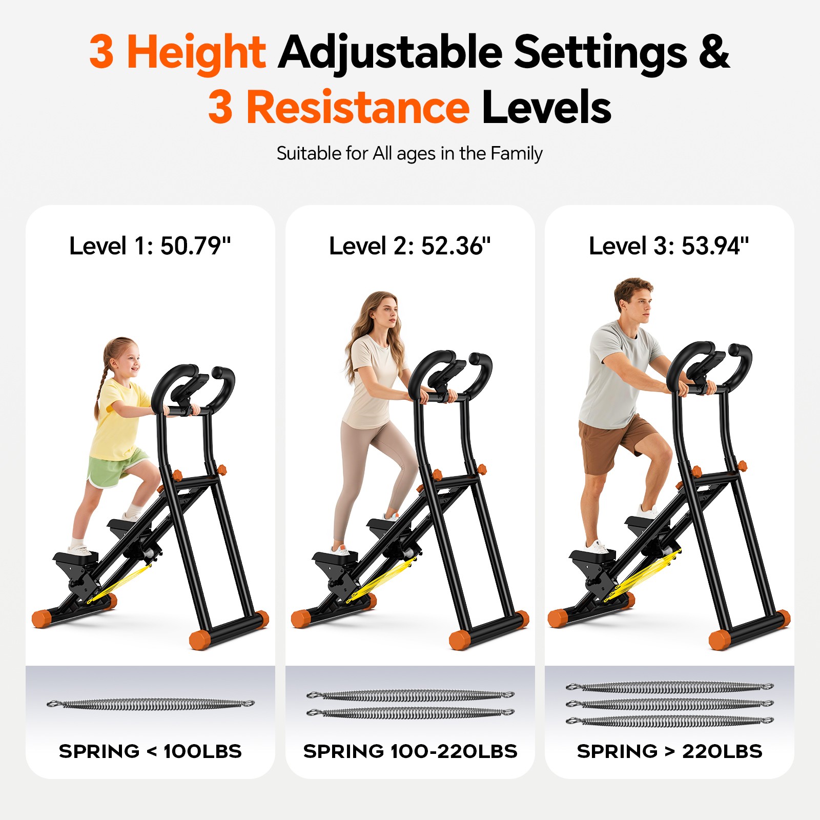 Vertical Climber Stair Stepper Machine For Home Gym Exercise Workout Machine New