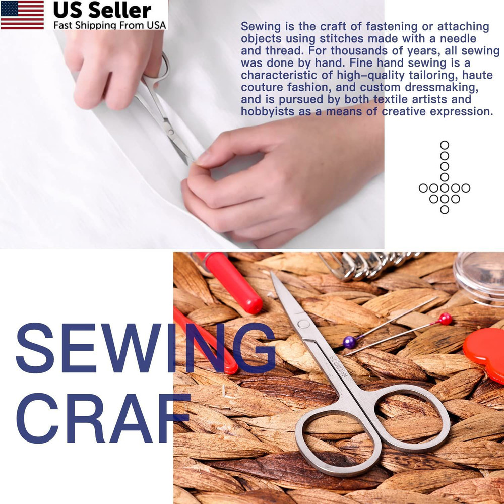 JUNING Sewing Kit with Case Portable Supplies B-Threads-Black, Black