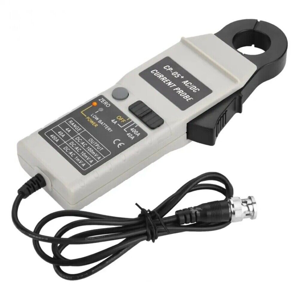 CP-05 Oscilloscope AC/DC Clamp Current Probe Tester 200KHz 400A Clamp Current