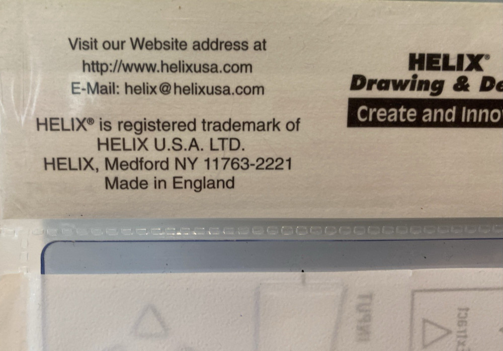Helix Computer Flowchart Template 08771 Standard Symbols - New in Pkg