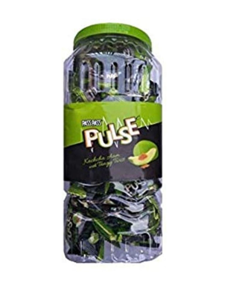Pass Pass Pulse Kachcha Aam Candy 120 Pcs (Jar)