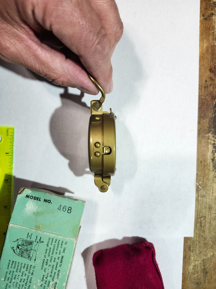 Lensatic Compass Model No. 468 Nice