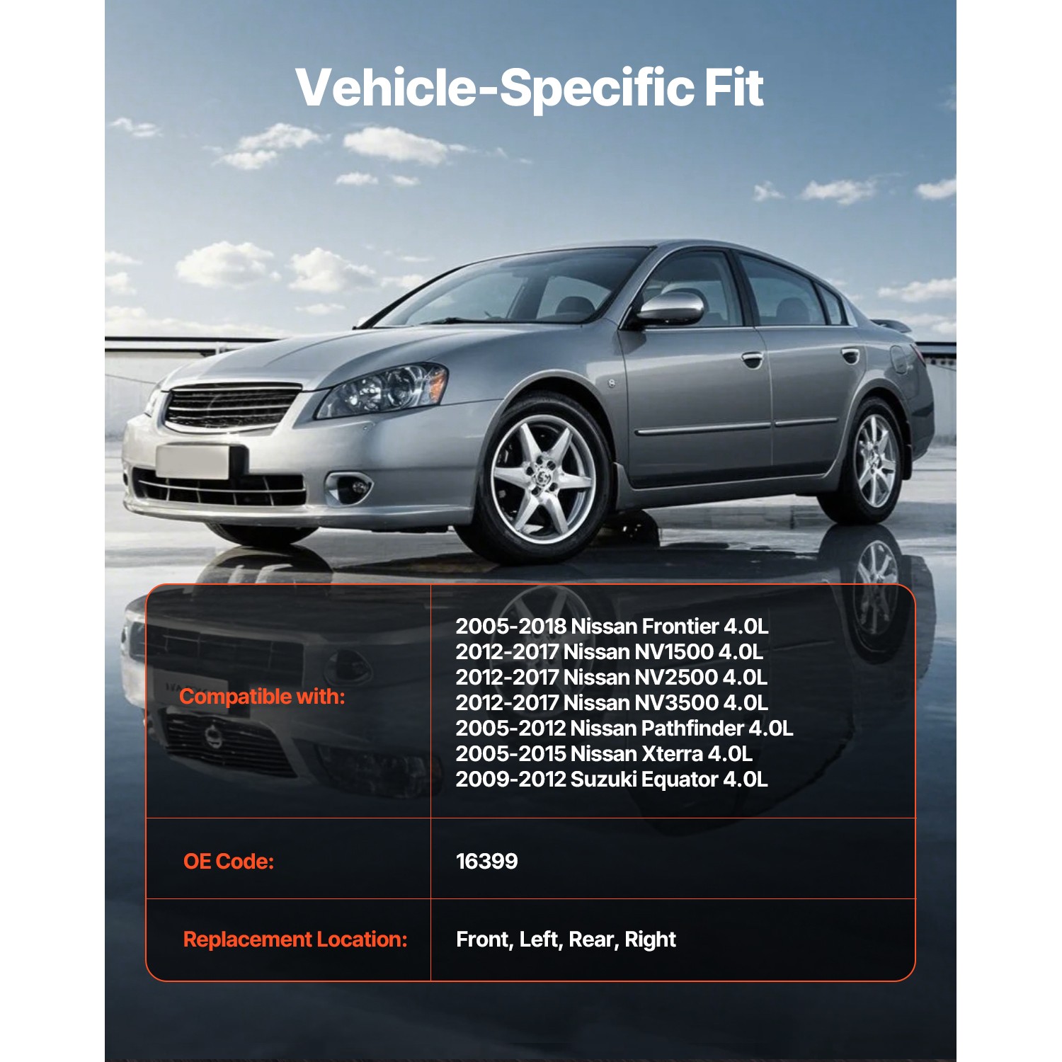 Catalytic Converter Set For Nissan Frontier 05-18 Pathfinder Xterra 05-12 4.0L