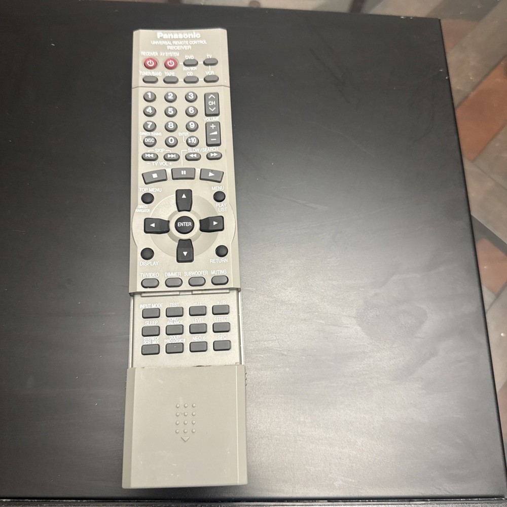 Panasonic AV Control Receiver Model SA-XR25 & Remote & power cable