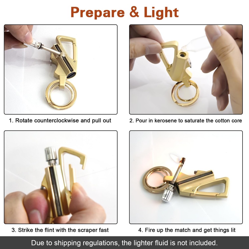 3 Pack Permanent Match Infinity Lighter, Small, 3 Pcs