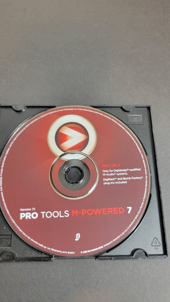 Pro Tools M-Powered 7 (Digidesign / Avid) — Rare Vintage Software CD – Physical