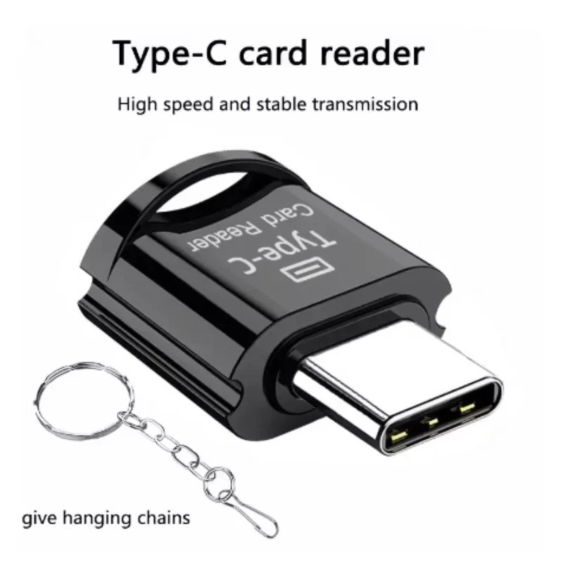 USB-C To Micro SD Memory Card Reader TF Adapter Type C