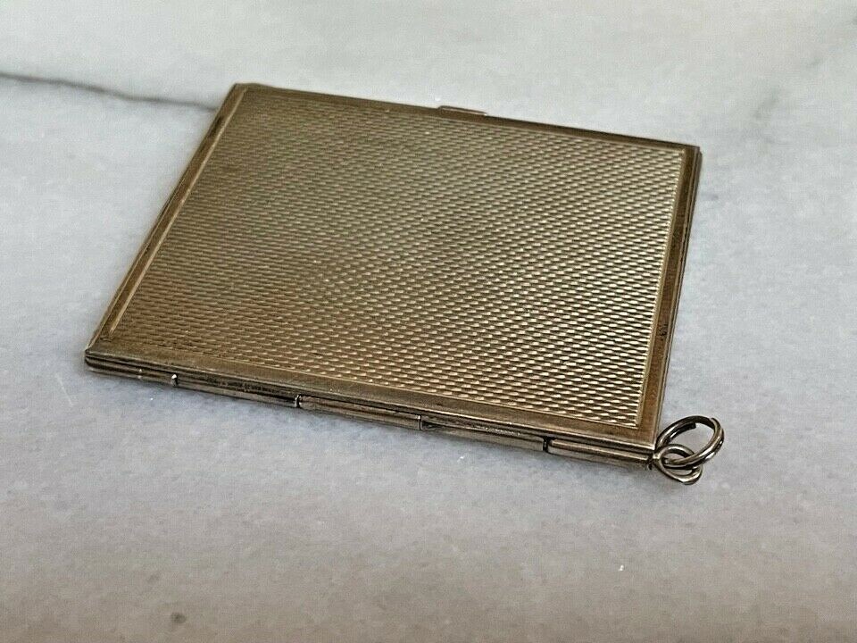 ANTIQUE 800 SILVER DANCE? CARD CASE