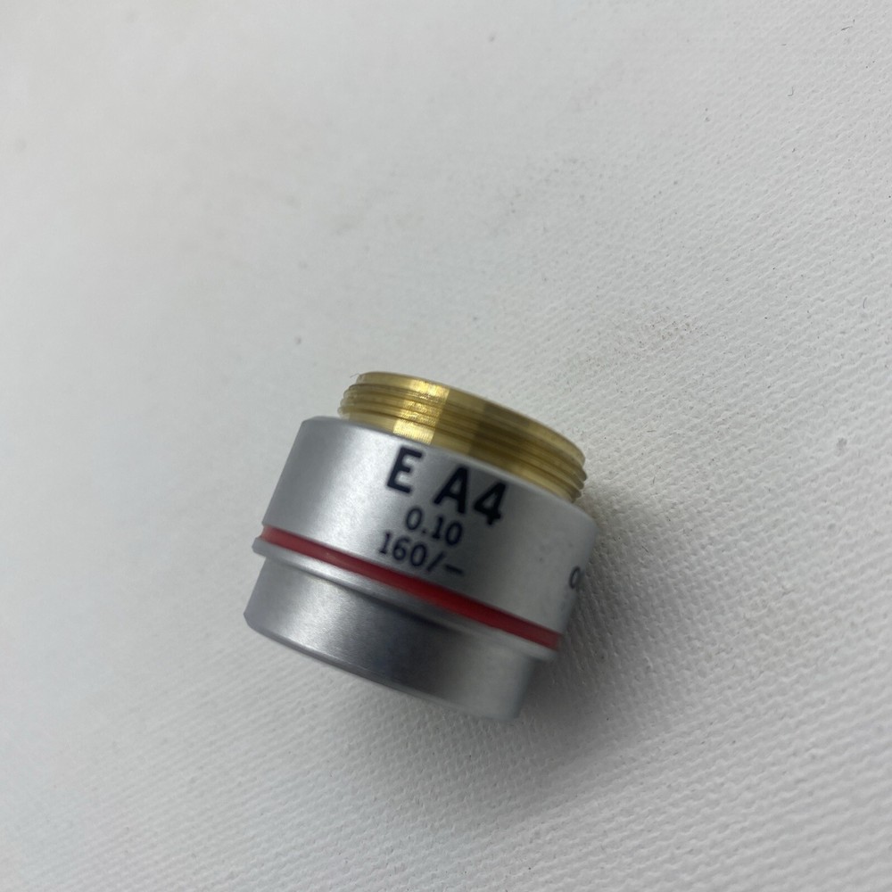 Olympus Microscope Objective Set - E A4, E A10, E A40, E A100 oil