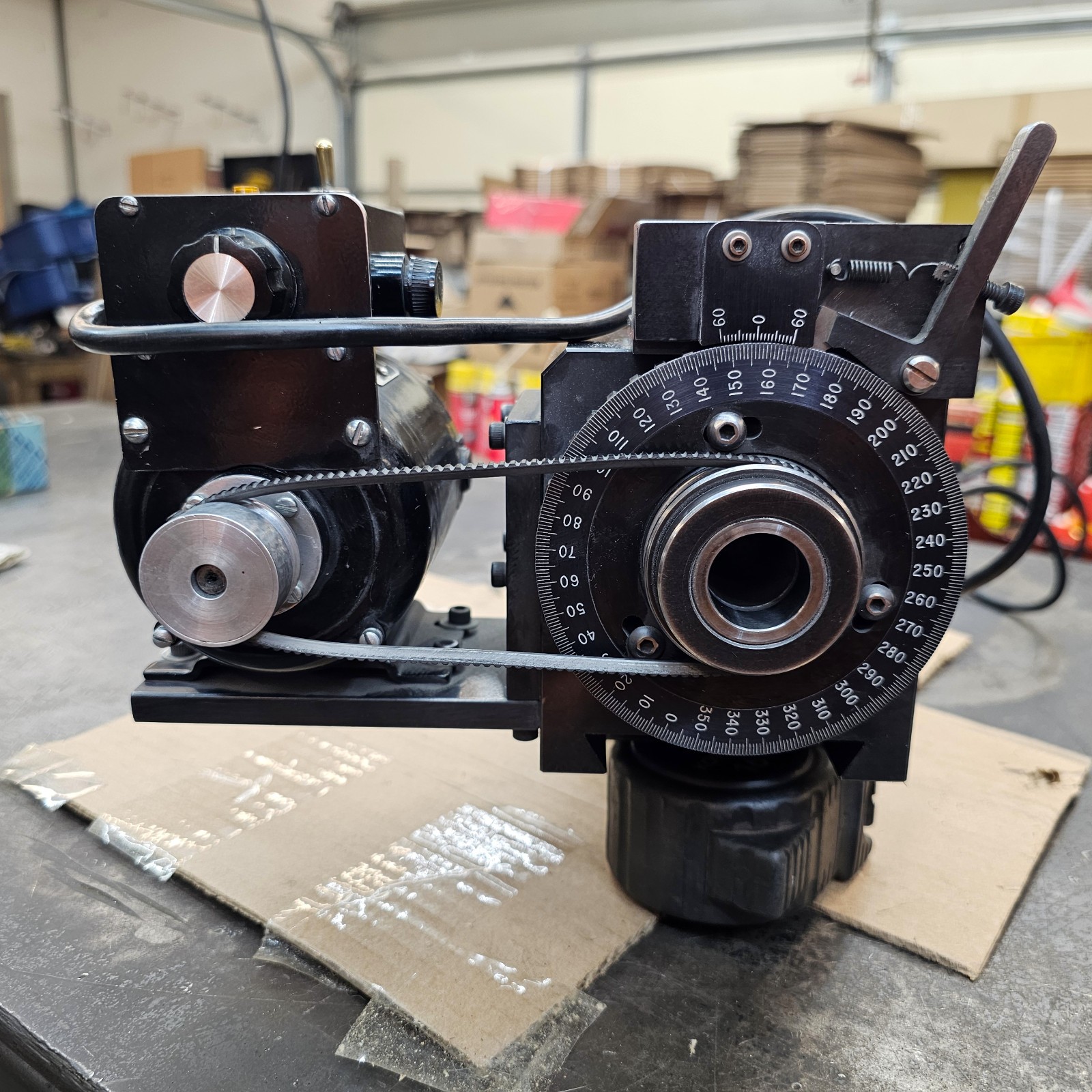 Motorized Grinding Fixture Indexer 3C Collet w/ Sine Plate Harig Lectric Centers