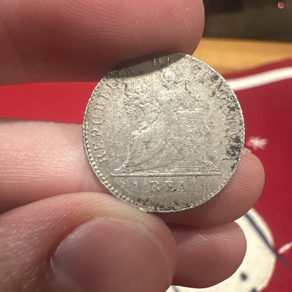 Guatemala 1 real 1894 Ex mount?