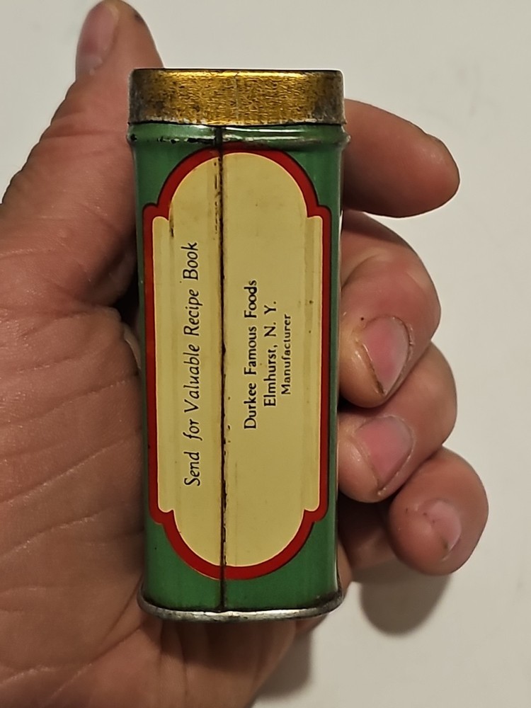 Vintage Durkee's Ginger Spice Tin