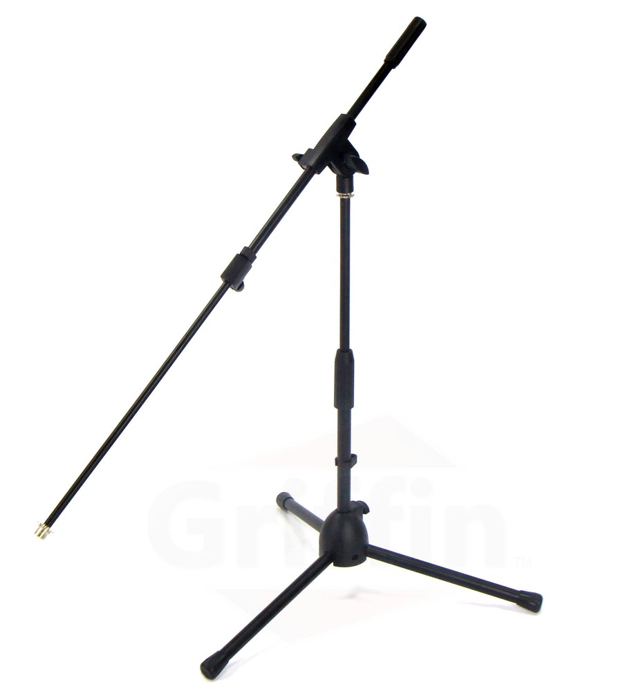 (4-PACK) Small Microphone Stand by GRIFFIN Short Height Studio Recording Holder