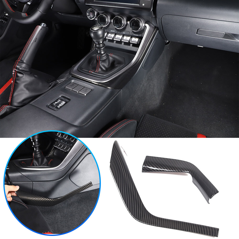 ABS Carbon Fiber Interior Center Console Trim Set Fits For GR86/BRZ 2022-2025 US