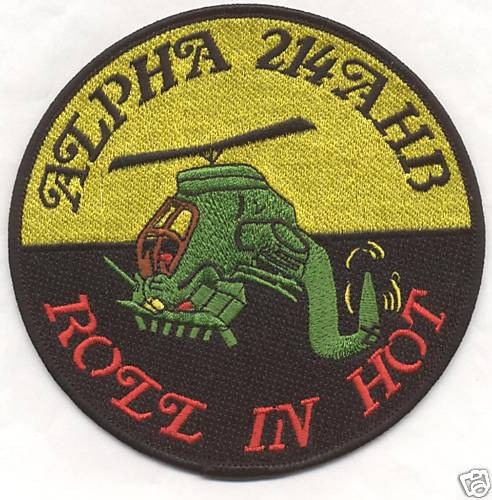 ALPHA CO 214 AHB patch