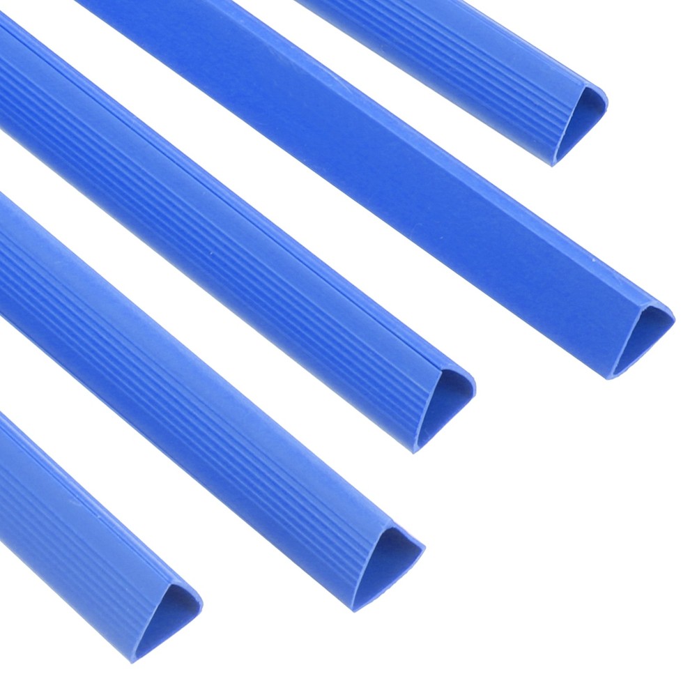 10Pcs Binding Bars, 15mm Binding Bars 120 Sheets Capacity, Blue