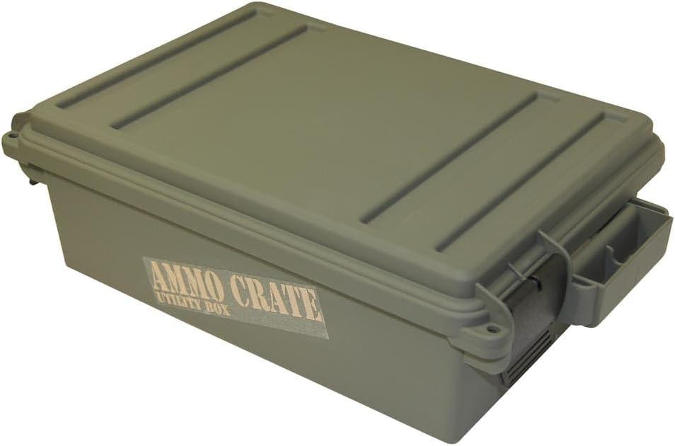 Multi-purpose storage box, waterproof O-ring seal - Army green