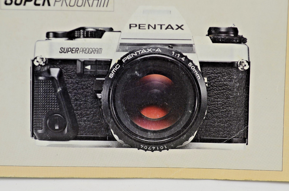 Pentax Super Program - Original Camera Instructions/Manual