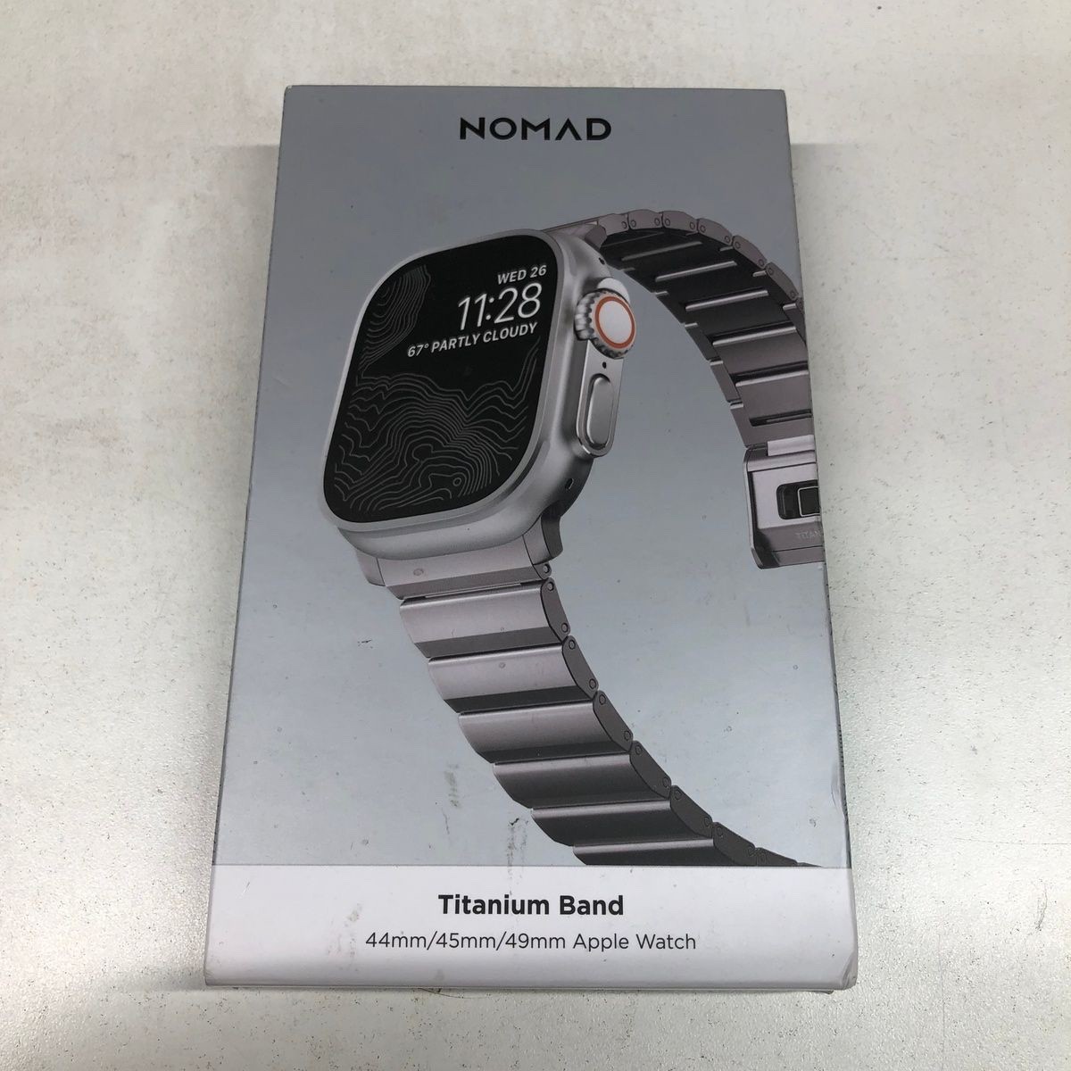 Nomad Titanium Band For 44/45/49MM Apple Watch / Ultra / 2 / 3 - NEW Never used