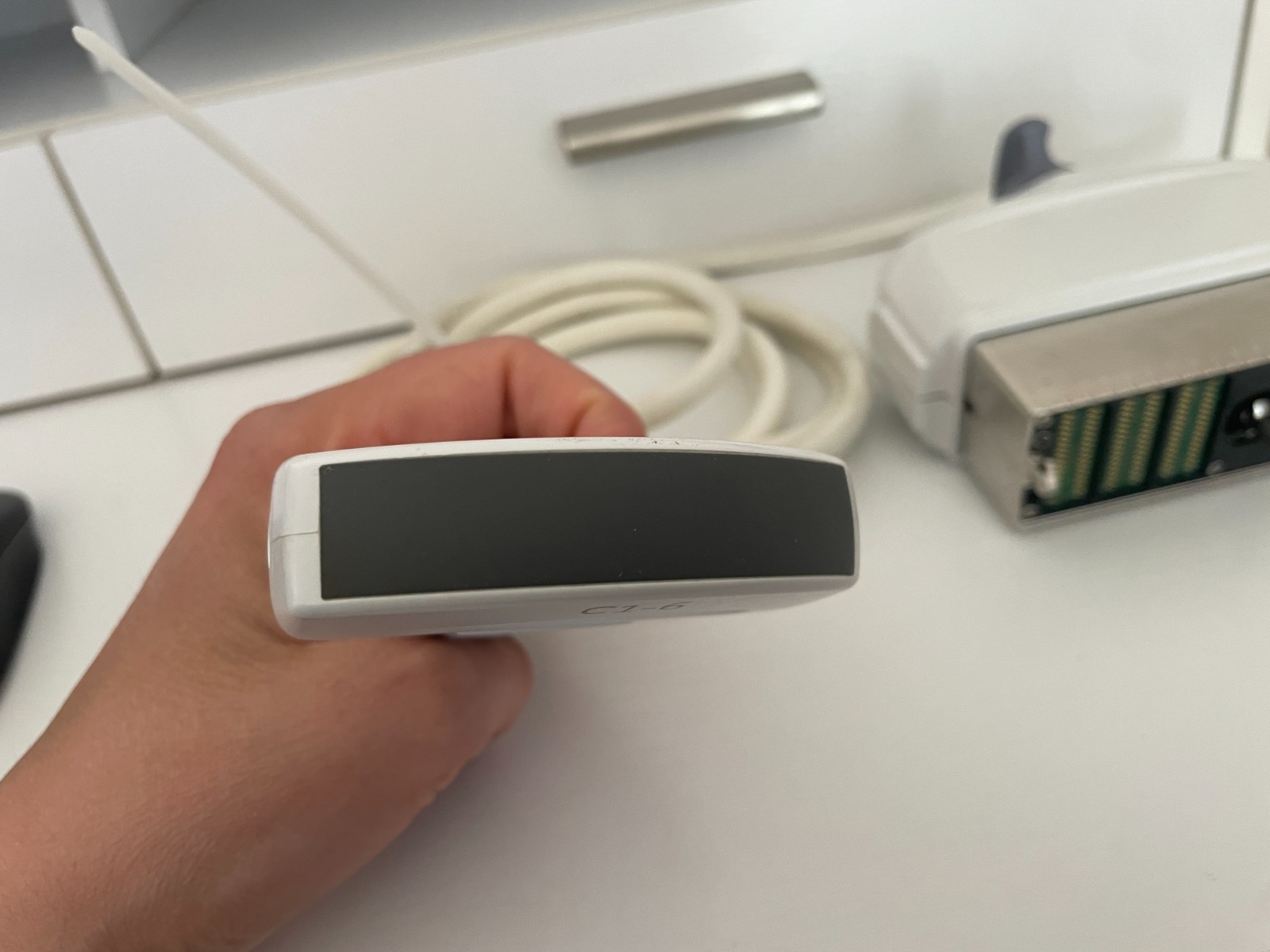 GE C1-6-D Ultrasound Transducer Probe 5418916 works *