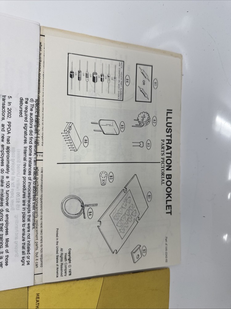 Heathkit Model VFA-2031-3 Auto Patch Encoder Set Unassembled Radio Vintage Ham