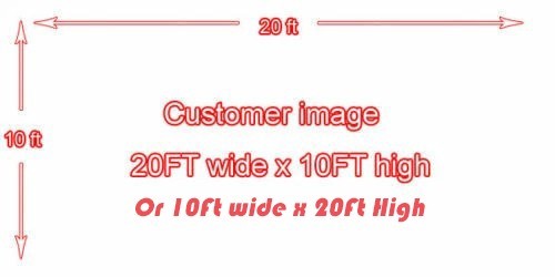 20'x10' Customer Image for Computer-painted Vinyl Wide Backdrop Background