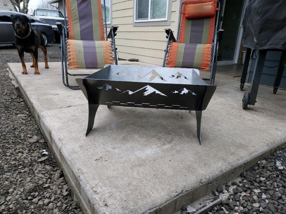 Medium Open Fire Pit (Collapsible 24")