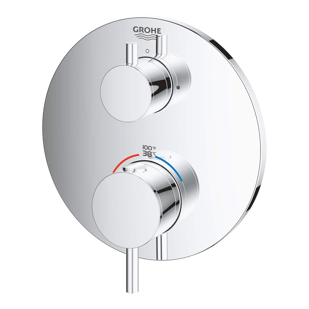 Grohe 24151003 Atrio Dual Function Thermostatic Valve Trim Only - Chrome