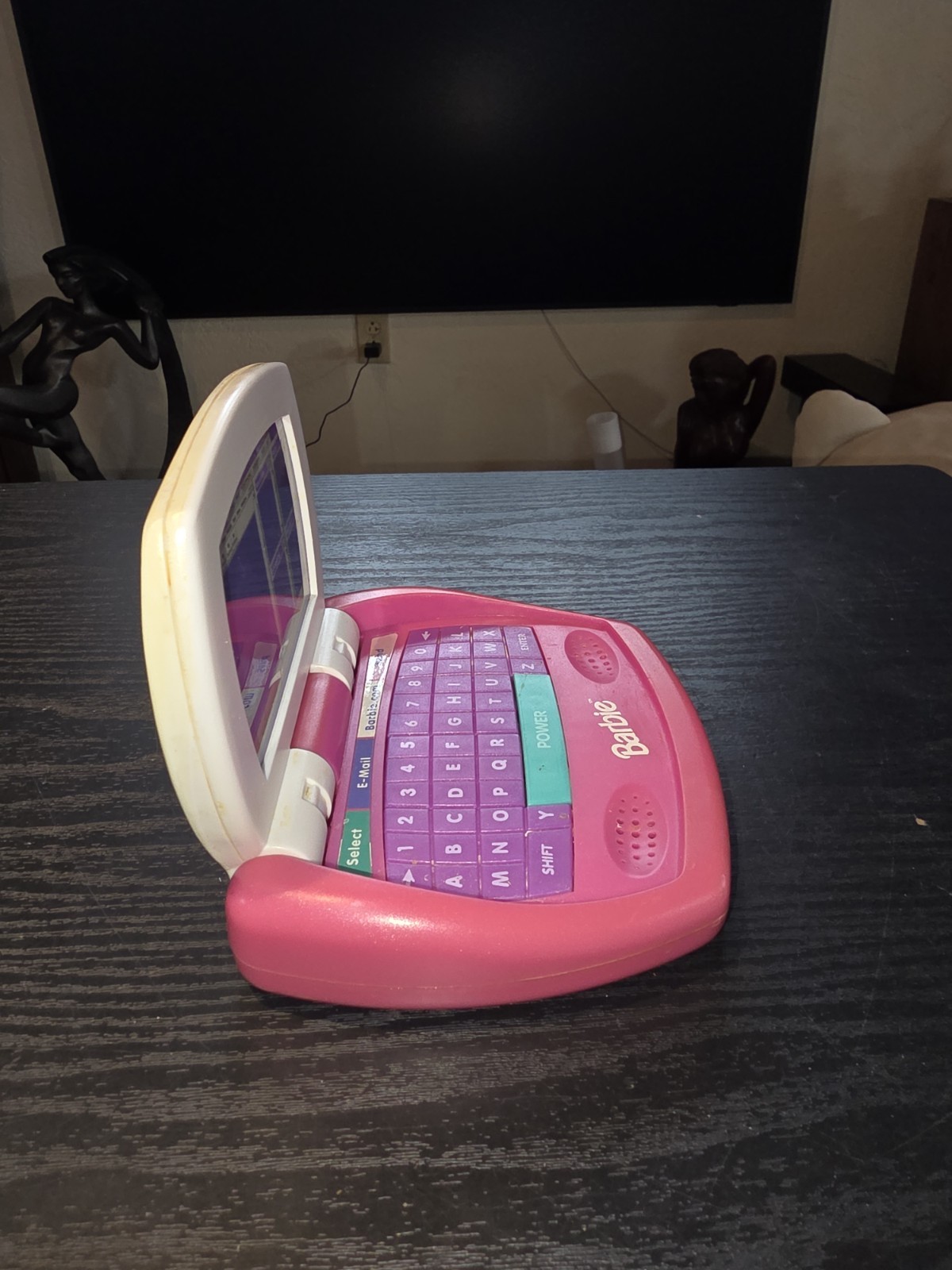 Barbie Online Talking Laptop Computer Toy Vintage 1999 Lights Up *NO SOUND